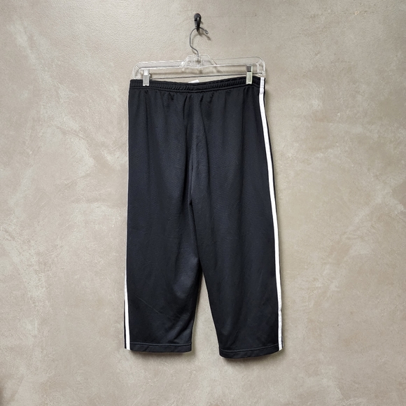 Adidas Tricot Black Capri Running Pants Size Medium - Picture 6 of 11